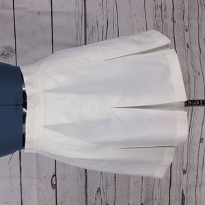 Le Coq Sportif White Pleated Tennis Skirt size 8